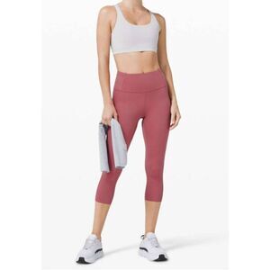 LULULEMON ATHLETICA Fast Free Crop II 19' (Non-Reflective Cool) Size 2